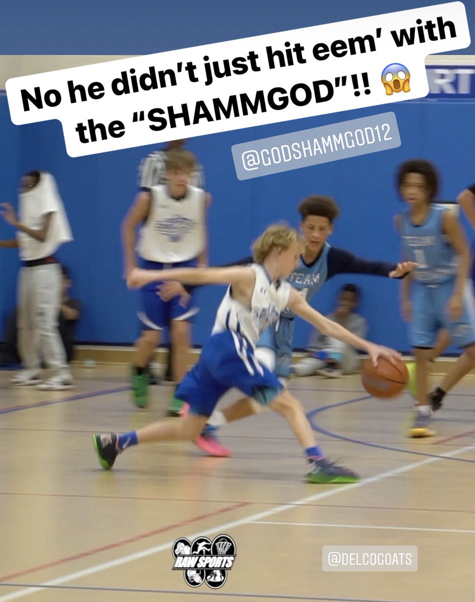 BigStarRawSport's tweet photo. “No he didn’t just hit him with the SHAMMGOD” 😱 I love seeing kids keeping these classic moves alive for the culture. Click Link to Check Him Out: https://t.co/a7fwUeJqjA
#RawSports #DelcoGoats #Shammgod #GodShammgod #Crossover https://t.co/qkC04rahdv