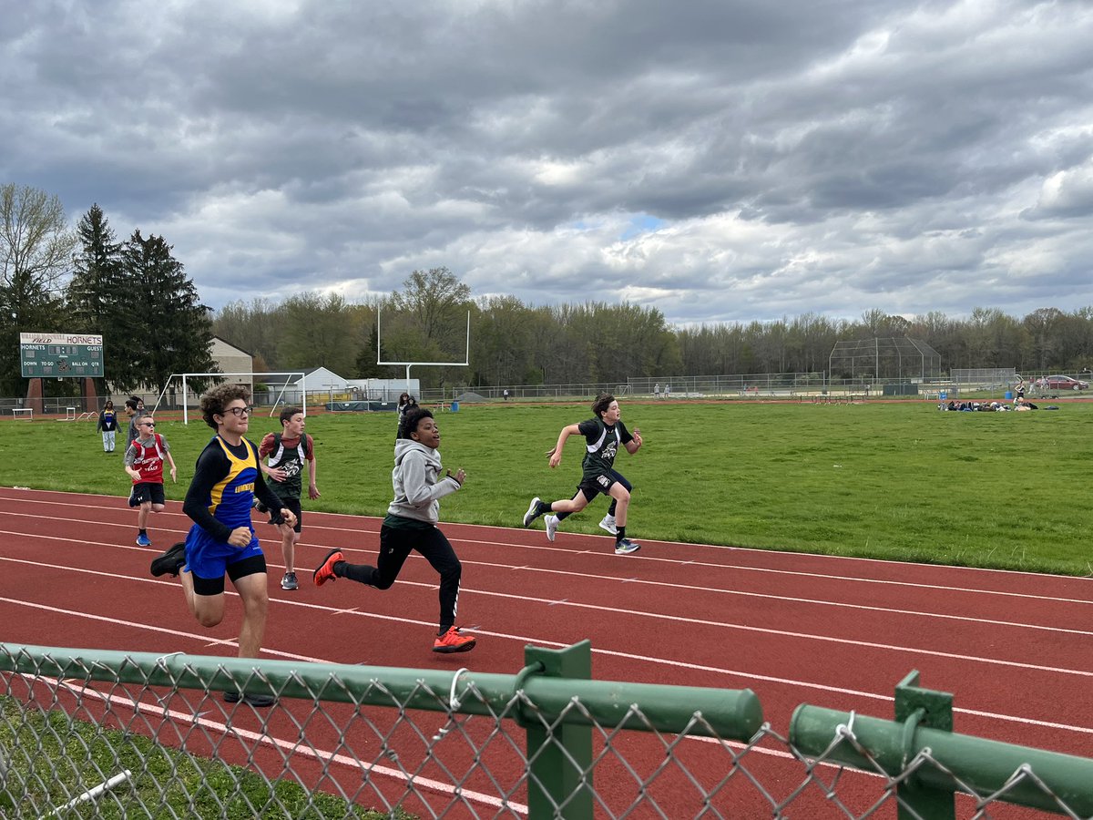 The M.S Track Team did an amazing job yesterday at our second meet! Many runners achieved new PRs. We are so proud!! GO HORNETS 🐝

Today we have a home meet @ Olsen Middle School in Tabernacle, NJ ! #trackandfield