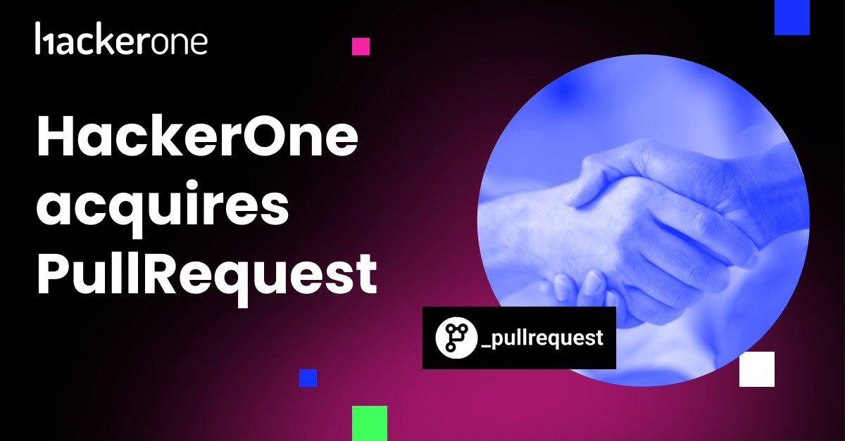 Hacker0x01's tweet photo. 📣 BREAKING! 📣 We’re pleased to announce our acquisition of @pullrequestcom, a pioneer in secure code review! We’re working together to bring developer-first security solutions that help you innovate faster while reducing your attack resistance gap. https://t.co/OgF7YTjEDy https://t.co/4kwP9o6dN7