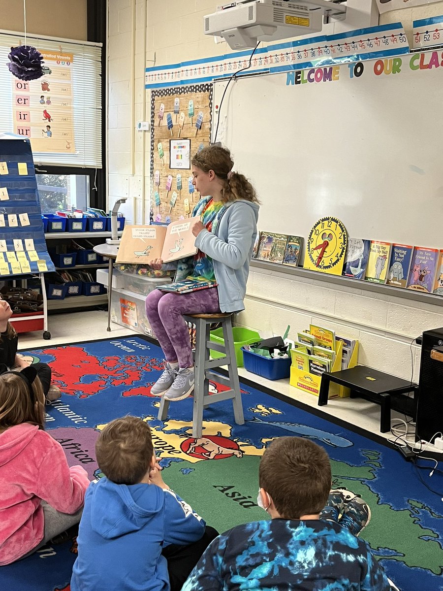 Special guest readers! BT 5th  grade friends! #beartavernpride