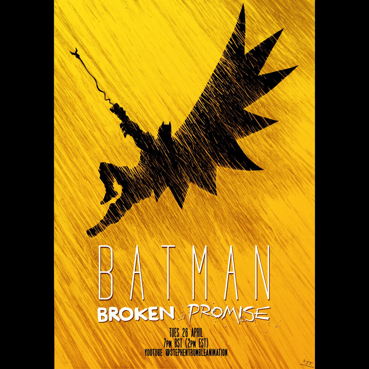 "I made a promise too..." 

Animated fan-film "Batman: Broken Promise" is finally here! Watch it today on YouTube: youtube.com/watch?v=4c_ORJ… 

#batmanbrokenpromise #TheBatman #batmananimated #batmanfanfilm #animatedfanfilm #batman #dccomics #fanfilm #fanart #animation #imvengeance