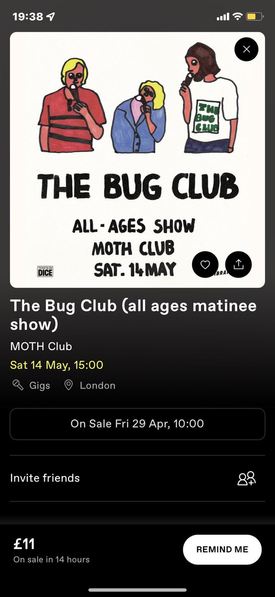 MarcEdmans's tweet image. Music Twitter yo kids will love this! #kidsgig #thebugclub @Moth_Club