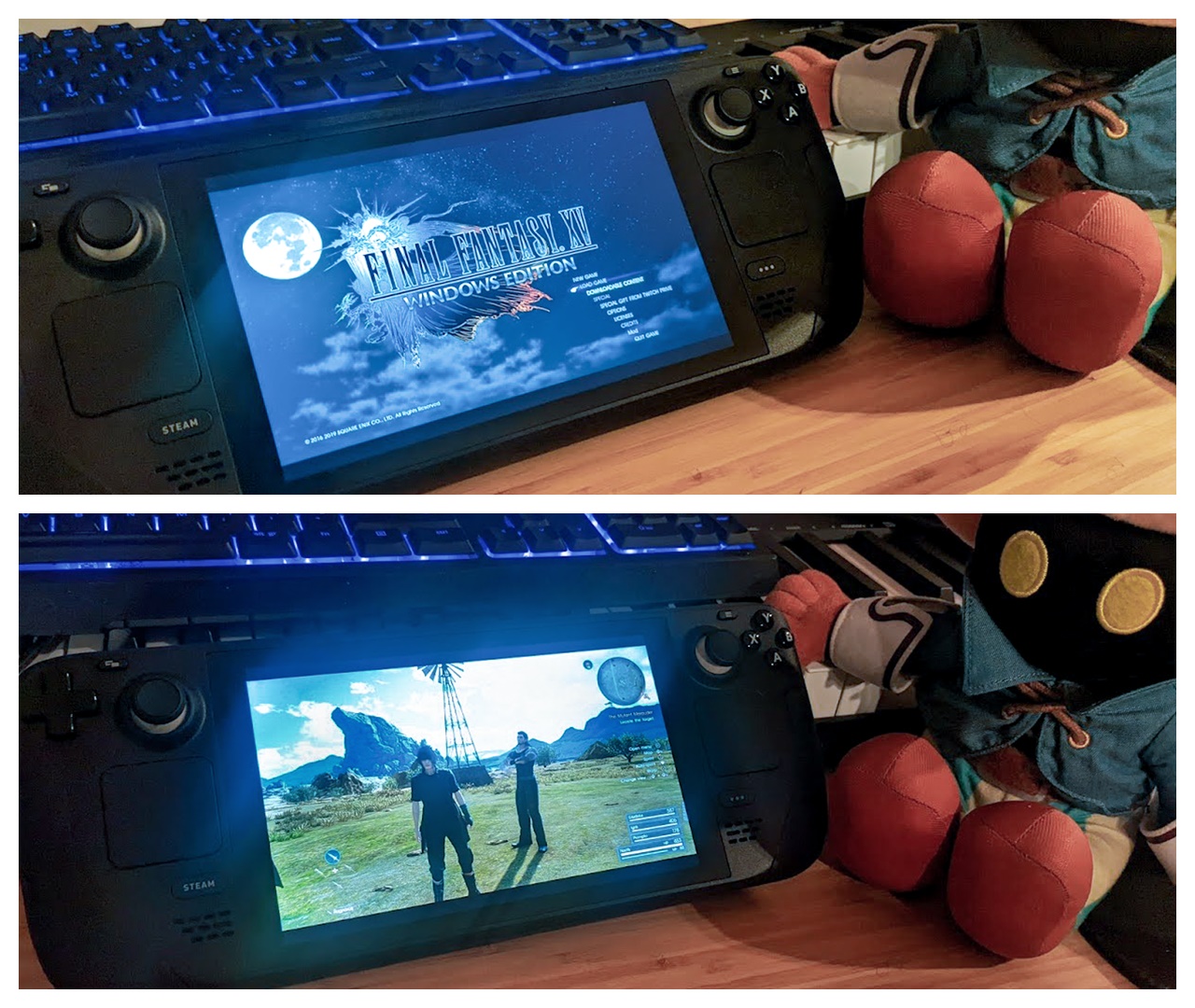 Alex Moukala on Twitter: "Just got my Steam Deck. It's pretty sick that  this thing can run games like Final Fantasy XV quite smoothly!  https://t.co/f70MnlzAas" / Twitter