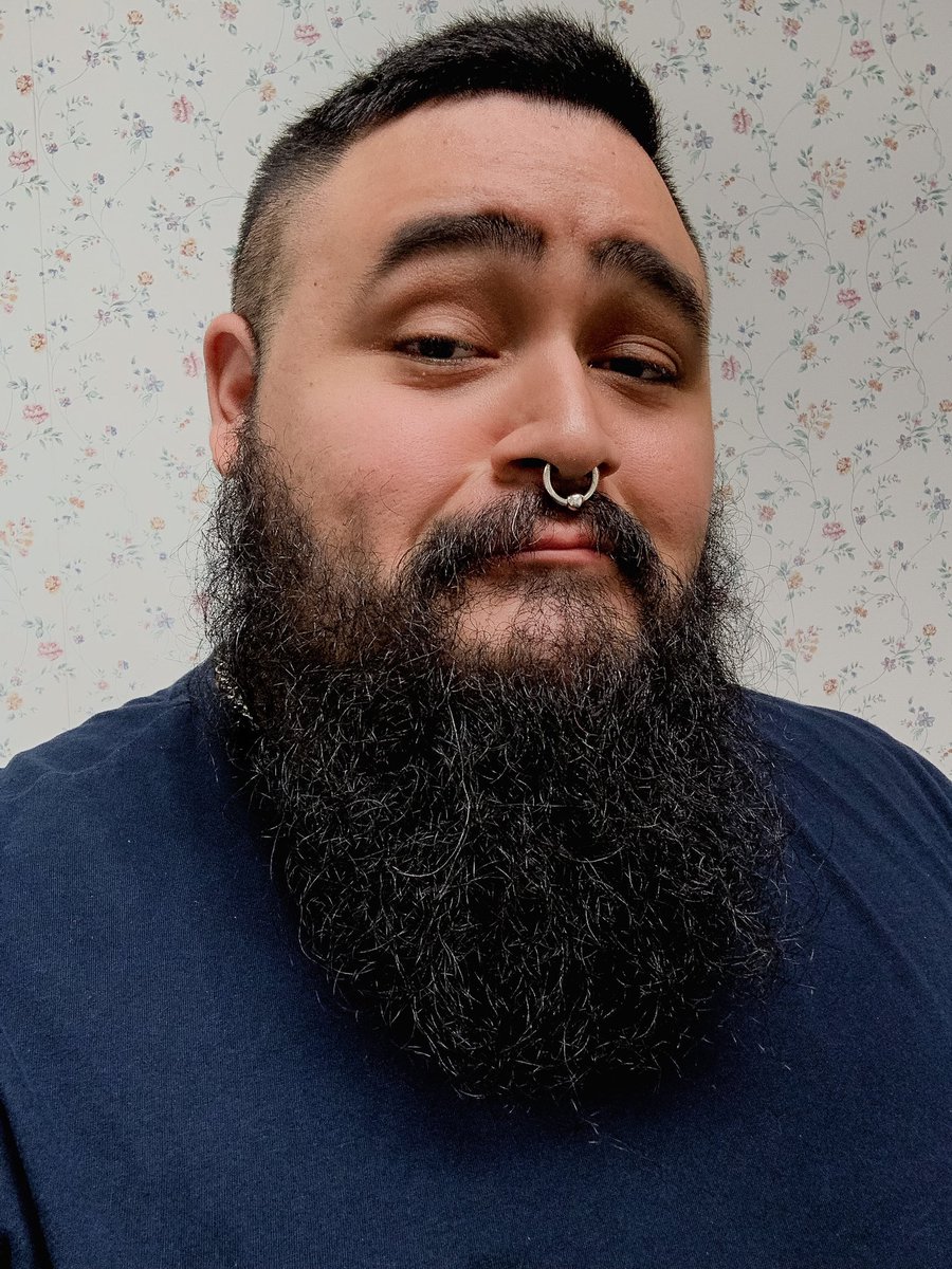 i have ppl often telling me to trim or shave my beard, but my beard is v important to me!! Also it took way too long to grow it lol I’ll trim it when the time is right