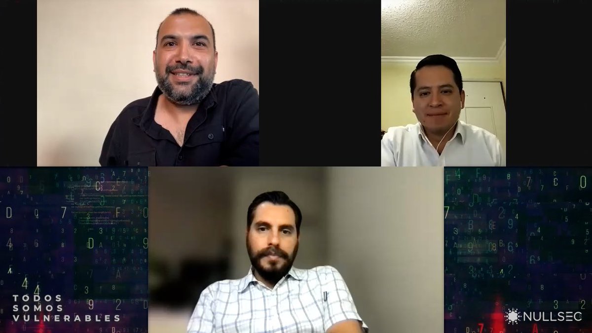 NullSecMX's tweet photo. Hoy 6:15 pm (hora LMM) estará disponible el nuevo episodio de “todos somos vulnerables”. No te lo pierdas!!! hablamos sobre el entorno legal de la ciberseguridad en México con nuestro invitado experto @JonathanLpezTor , abogado de la firma CyberUs especializados en ciberseguridad https://t.co/3uFwlsaZeJ