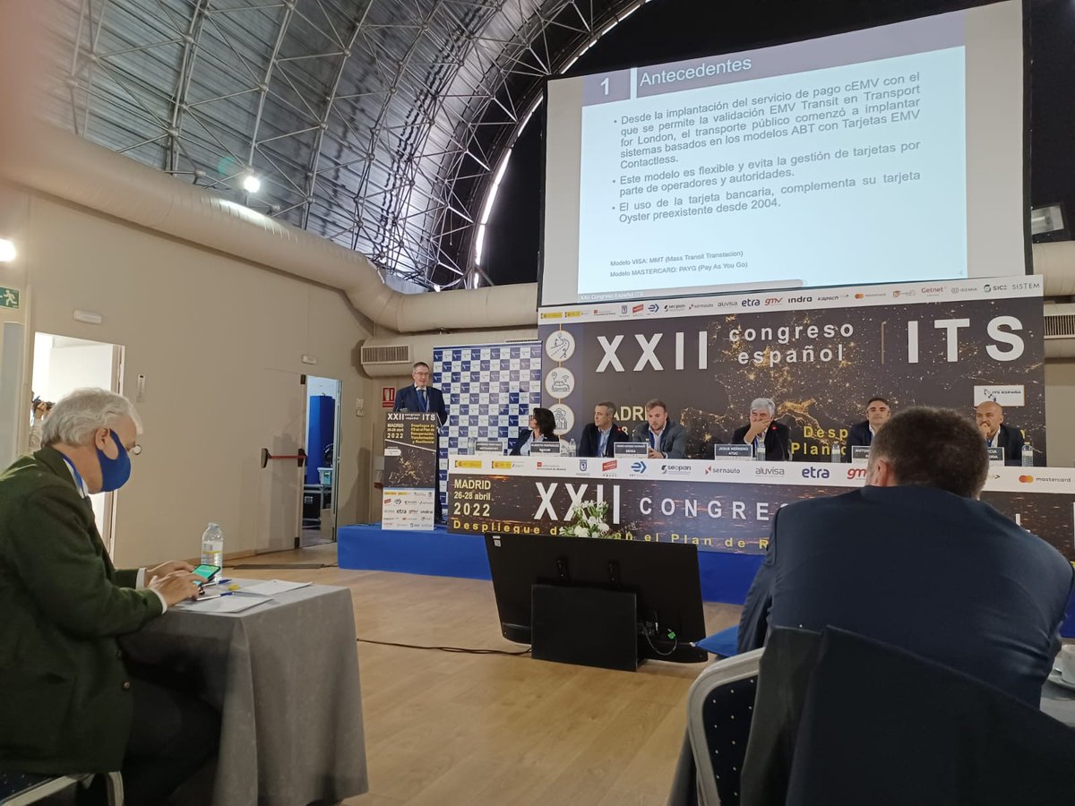 PalmaTools's tweet photo. Estupenda intervención de @martin_gruver @PalmaTools en el congreso ITS España  #ITS #EMV #TICKETING #RECAUDO https://t.co/QURCBnddLz