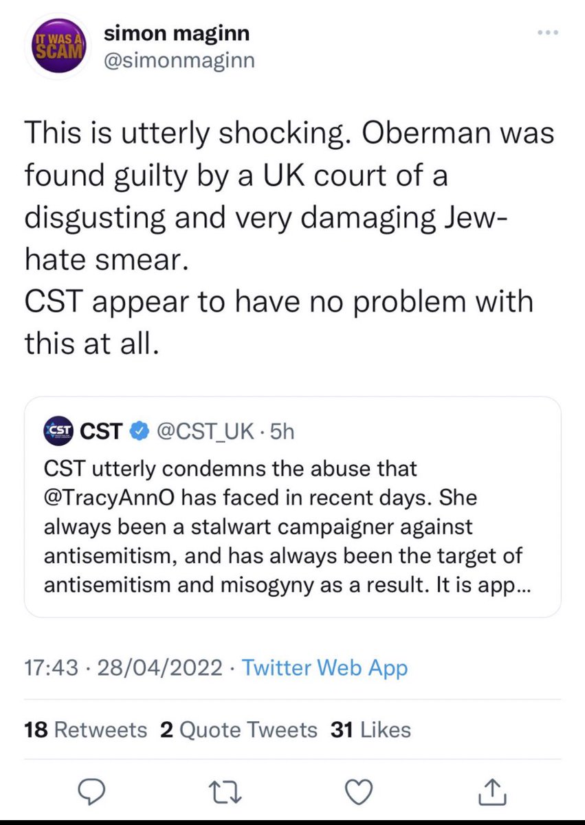 TracyAnnO's tweet photo. This is untrue.
My case was not heard by a court.I made a mistake, I took responsibility at an early stage and apologised for my error. I stand by my apology.
To say I was  'convicted' suggests I faced a criminal court for a criminal offence. That is a lie. https://t.co/w3na3Mqiyp