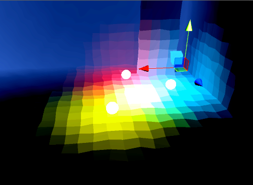 WarAdventure1's tweet photo. Optimised per-voxel light distribution which the game will use not only for rendering lights, but as part of its game mechanics. https://t.co/qNSPXGduob