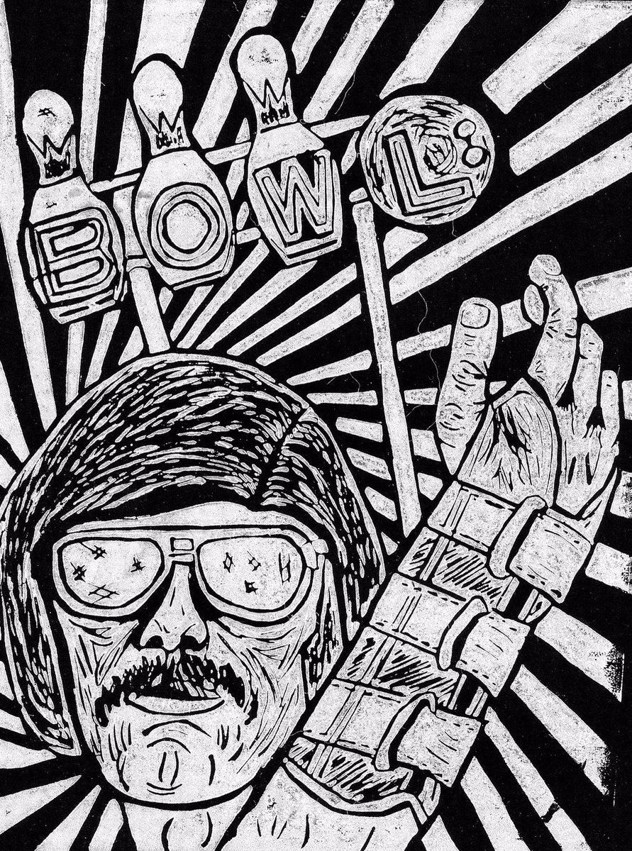 CharlyFasano's tweet image. Bunch of block print from the Retrospected 7 inch and book project I did with @luceromusic back in 2014. Visit walkoffhot.com/shop/p/charly-… to get yours now. #7inches #bowlingart #blockprints #denverartist #denverpoetry #walkoffhot