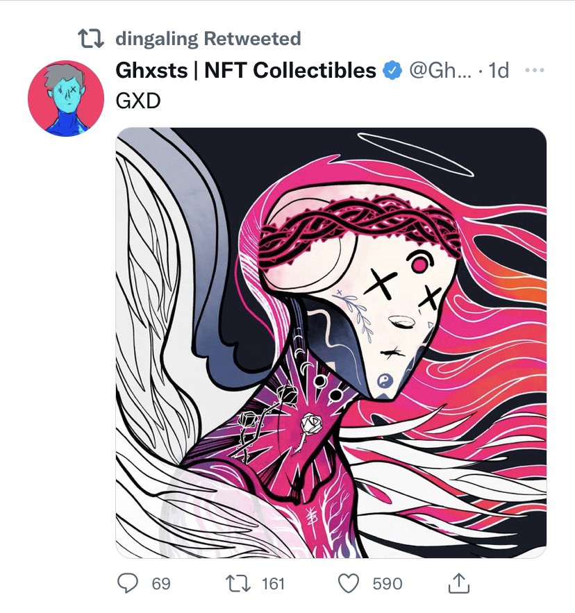 If you’ve been fading <a href="/Ghxsts/">Ghxsts</a> up to now, consider the fact that King <a href="/dingalingts/">dingaling</a> made it less than 4 days before he changed his PFP back to his new Ghxst Gxd. Probably something…