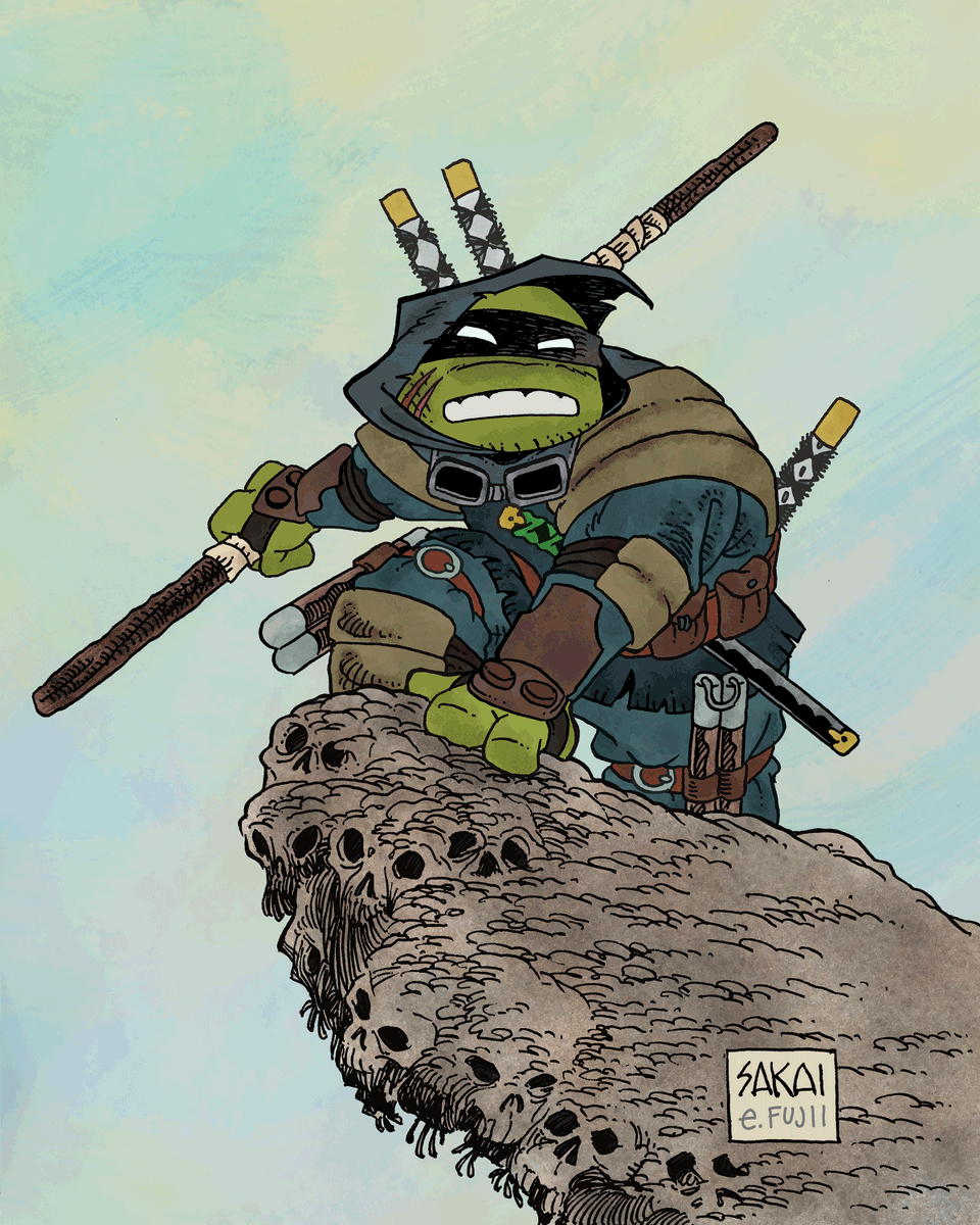 The conclusion. The Last Ronin issue 5 is here <a href="/IDWPublishing/">IDW Publishing</a> 

Artists:
<a href="/philipsytan/">philip tan</a> 
@kevineastman86 <a href="/Biztribe/">Not Simon Bisley</a>  
<a href="/TylerKirkhamArt/">Tyler Kirkham</a> 
<a href="/usagiguy/">Stan Sakai</a>