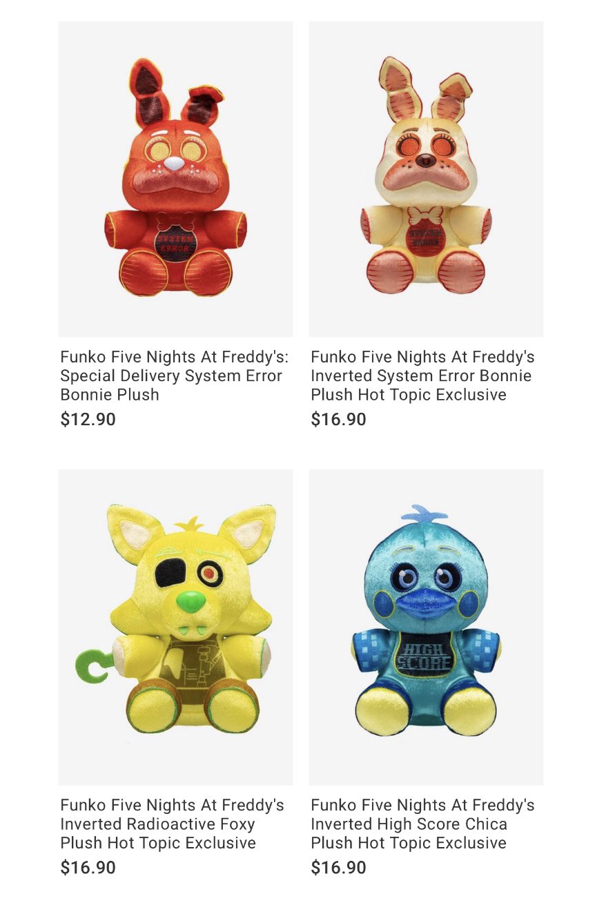 Funko Plush: Five Nights at Freddy's: Special Delivery - System Error Bonnie