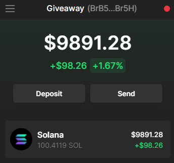 Giving away 100 $SOL 🥳

- Retweet ♻️
- Like ❤️
- Follow <a href="/Undercxver_nft/">Solmomento</a> 

Ends in 48 Hours GL!
#NFTGiveaway #Giveaway #Solana #SOL