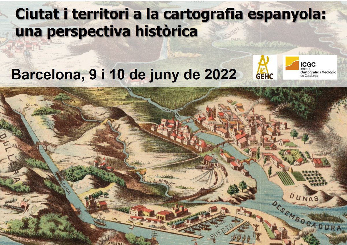 GehcMapa's tweet photo. You can now register for the colloquium City and Territory on Spanish Cartography: A Historical Perspective (June 9 and 10) #GEHC22 #Oldmaps https://t.co/CCIH0nf2Ug https://t.co/sGPOBi2LJu