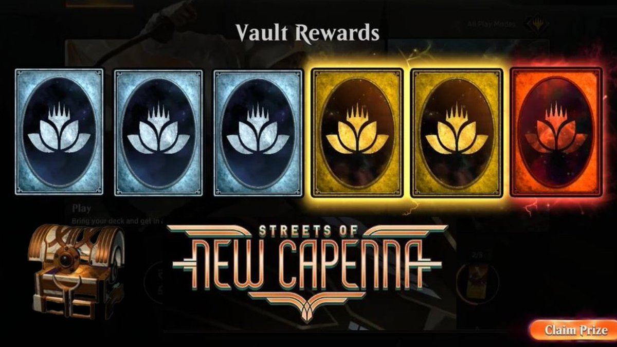 While Arena servers are down you just can go watch my new Video now about he Vault :)
youtube.com/watch?v=92nXr8…
In the Videodescription you can find decklists for all commons and uncommons to craft so you can get the most out of your vault with #mtgSNC
#MTG #MTGArena #mtgfinance