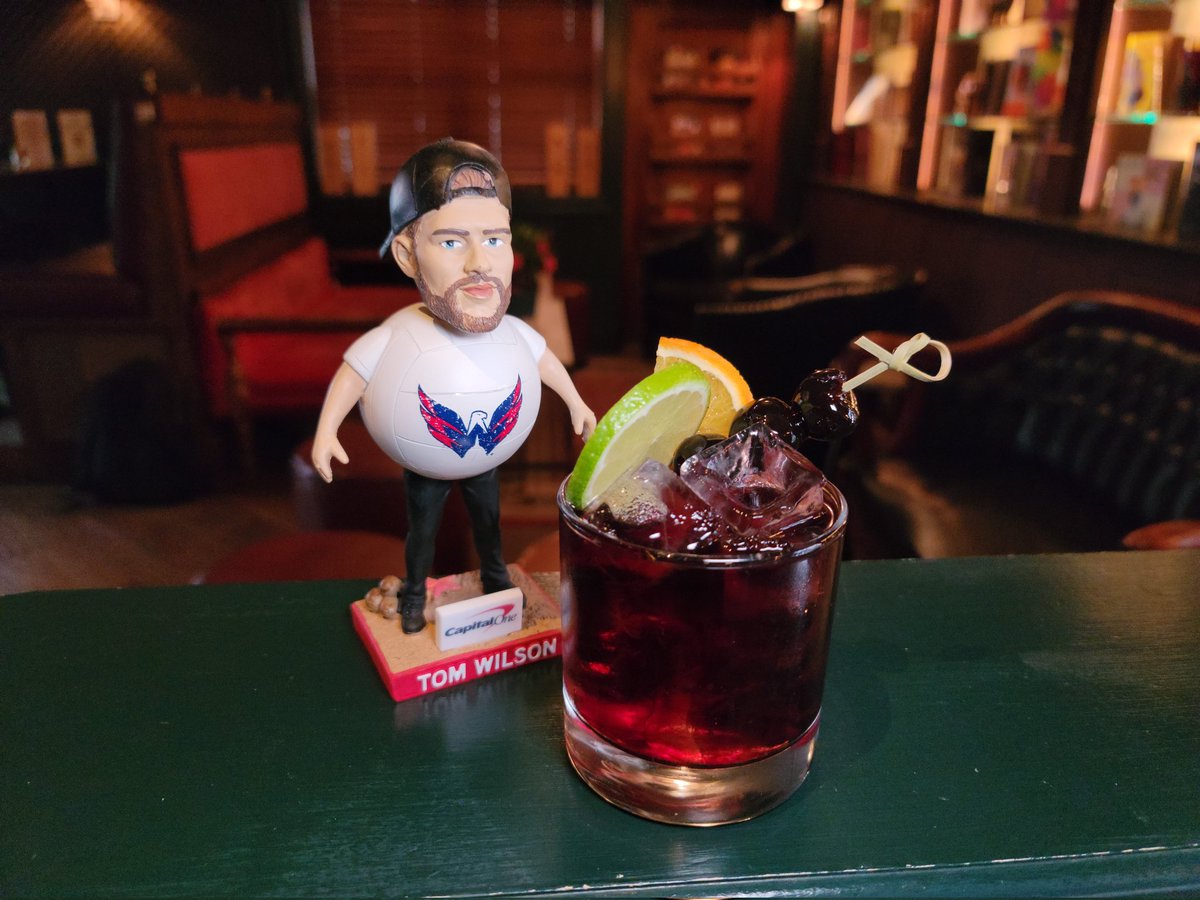 Enjoy a "Wilson Punch" while watching the Caps game tonight; we'll have it on with sound! Capitals vs Islanders | 7 p.m.