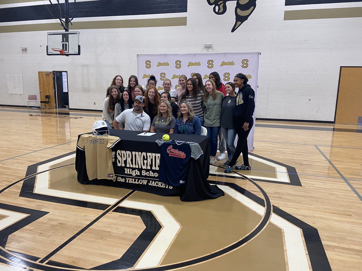 SpringfieldSof1's tweet photo. We are very excited to announce our third signee to the next level. Graci Lance will be headed to Motlow State to continue her education and softball career. #sptbrand https://t.co/nd94Z5xo7u