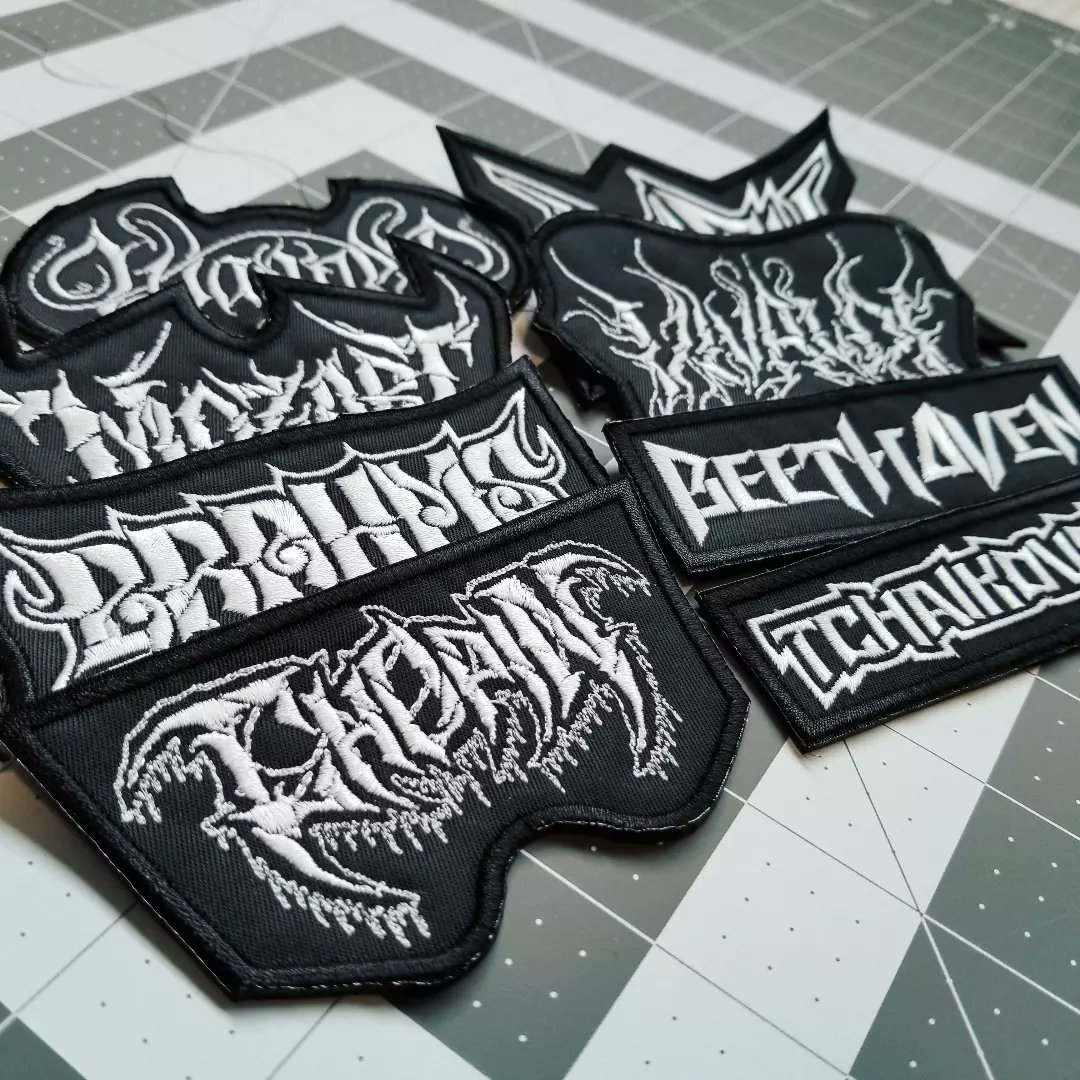 ThreadByDawn's tweet photo. Have you seen the new collection of heavy metal style patches for classical composers?

Fancy music has never been so brutal.
https://t.co/PybKGLBJGO

#HeavyMetal #metal #headbanger #metalhead #metalpatch #patches #embroideredpatches #battlejacket #battlevest #hornsup https://t.co/Sob65FhDEn
