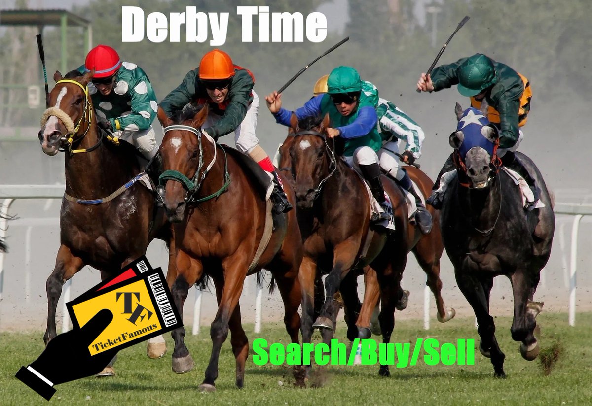 VINCENTHAMILTO4's tweet photo. #EnjoyDerbyTime, #UptickYourSeat 
 https://t.co/TUVM7mxdJy
 #TicketFamous https://t.co/Ktt4voO2t4