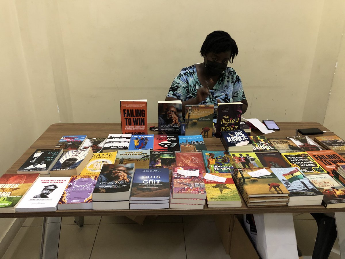 writersPG's tweet photo. All set and ready for the special event with @CainePrize. An intergenerational  Celebration of the Legacy of Ama Ata Aidoo featuring  @bisiadjapon, @poetra_asantewa and participants of the AKO Caine Prize for African Writing.
Join us at 7pm at the Omanye Hall. https://t.co/VVSJdrz6Ds