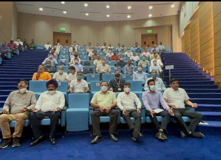 Mr. R.K.Agrawal, CMD WAPCOS &amp; NPCC delivered Welcome address during Event of “Yoga Lecture &amp; Demonstration” at New Delhi as 54th day to countdown to International Day of Yoga-2022.<a href="/MoJSDoWRRDGR/">Not Ministry of Jalshakti Anymore</a> <a href="/NPCCOfficial/">NPCC Limited</a>