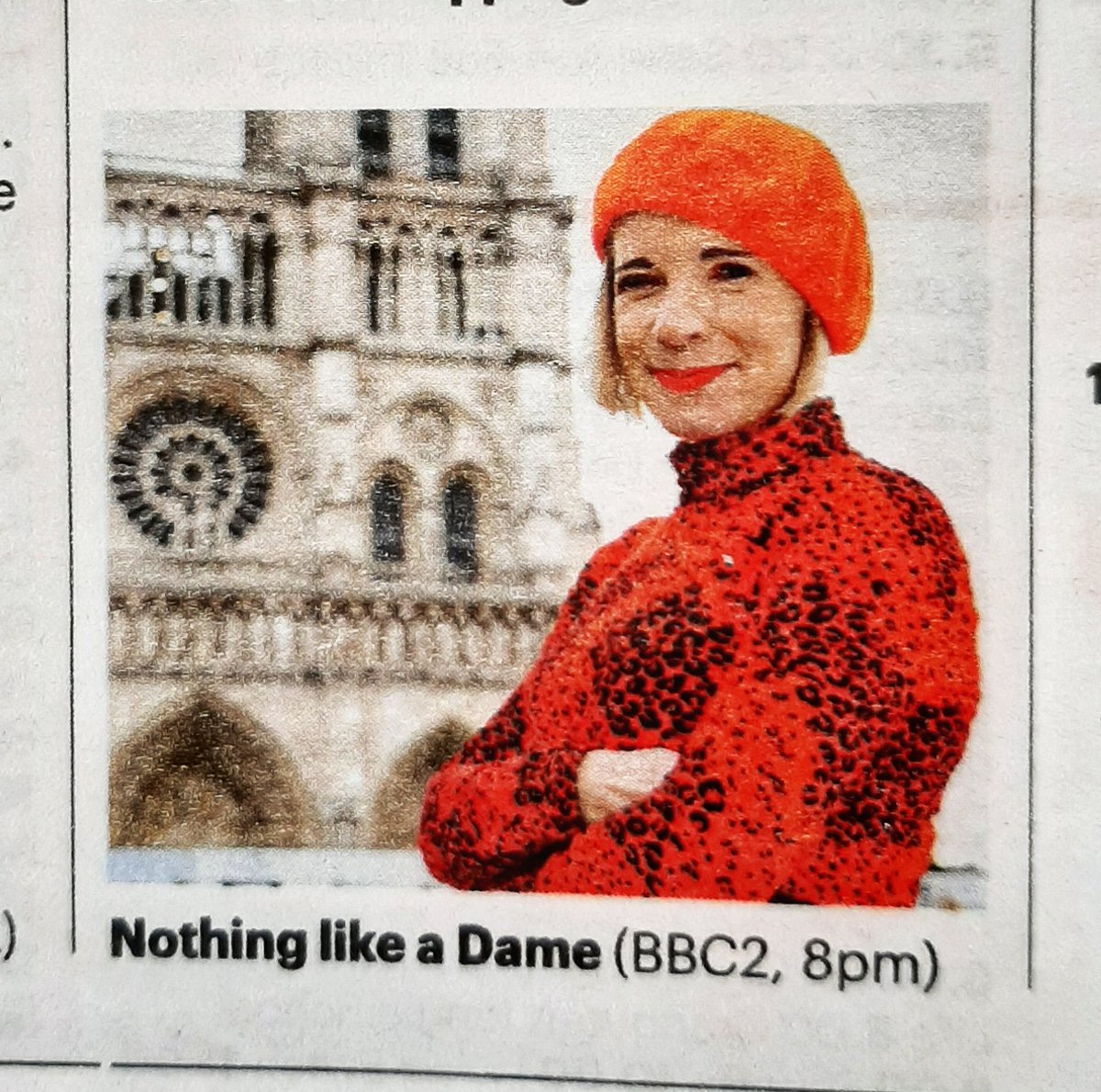 NO, THERE'S NOTHING LIKE A DAME 😉
Your 30 minute warning....
8pm! On BBC Two!
Rebuilding Notre-Dame!
Don't miss it!  Or if you do, there's always BBC iPlayer
bbc.co.uk/programmes/m00…
