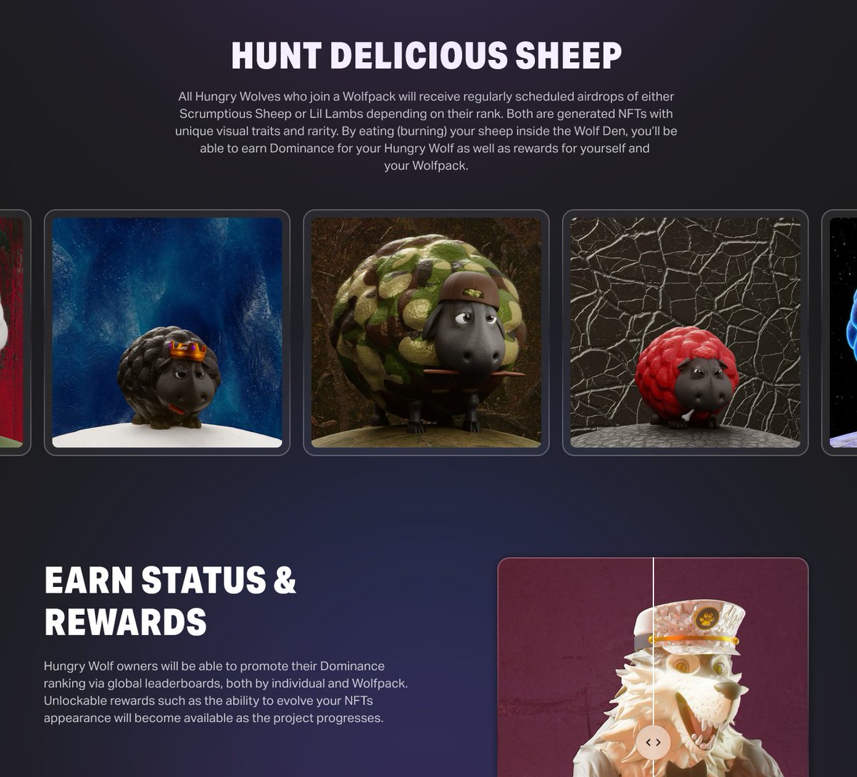 HollanderAdam's tweet photo. We've invested in a major UI/UX refresh of the @HungryWolvesNFT website and backend application.

Here are a few sneaks...

Wolfpack Competitions will be live shortly.

Don't 💤 on my wolves 🐺 https://t.co/WHE3LutqmY