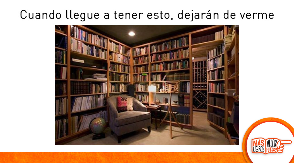 Nada ni nadie podrá sacarme de aquí. 😅
#MásLibrosMejorHumor