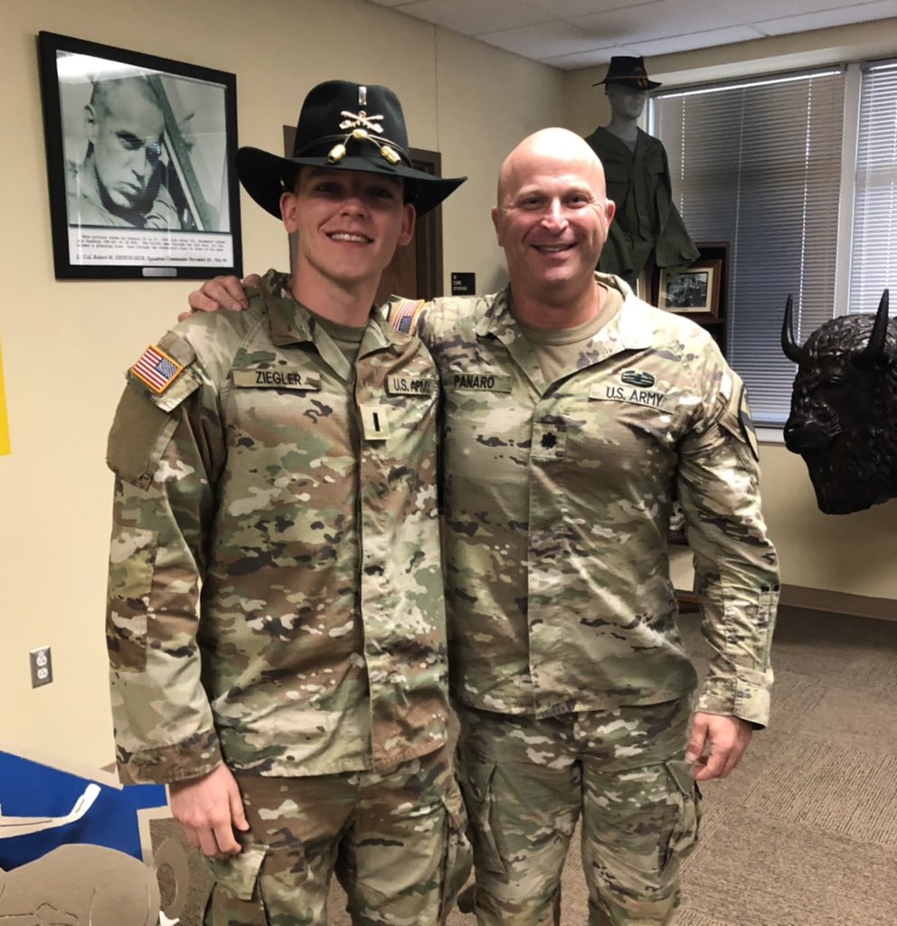 What a great week!  Not only got to do a promotion for 1LT Ziegler but also got to re-enlist SGT Rios who is staying at Ft. Hood for another three years.  We Can, We Will!  <a href="/1st9cav_/">1st Battalion, 9th U.S. Cavalry Regiment</a>