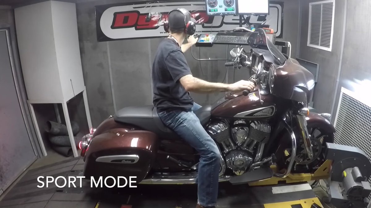 HotBikeMagazine's tweet image. Dyno run on the 2019 @indianmotocycle Chieftain Limited: youtu.be/XPPyD5XDHDc #IndianMotorcycle #IndianChieftain #HotBike