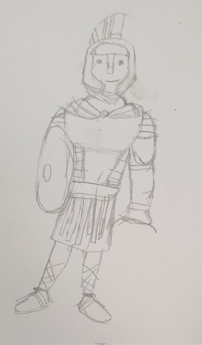 ChilternY4's tweet photo. Roman Soldiers! Thank you @ArtforKidsHub Leopards class loved your tutorial. We are working on building our resilience and focus and this task definitely helped! https://t.co/yje1BiPFLx