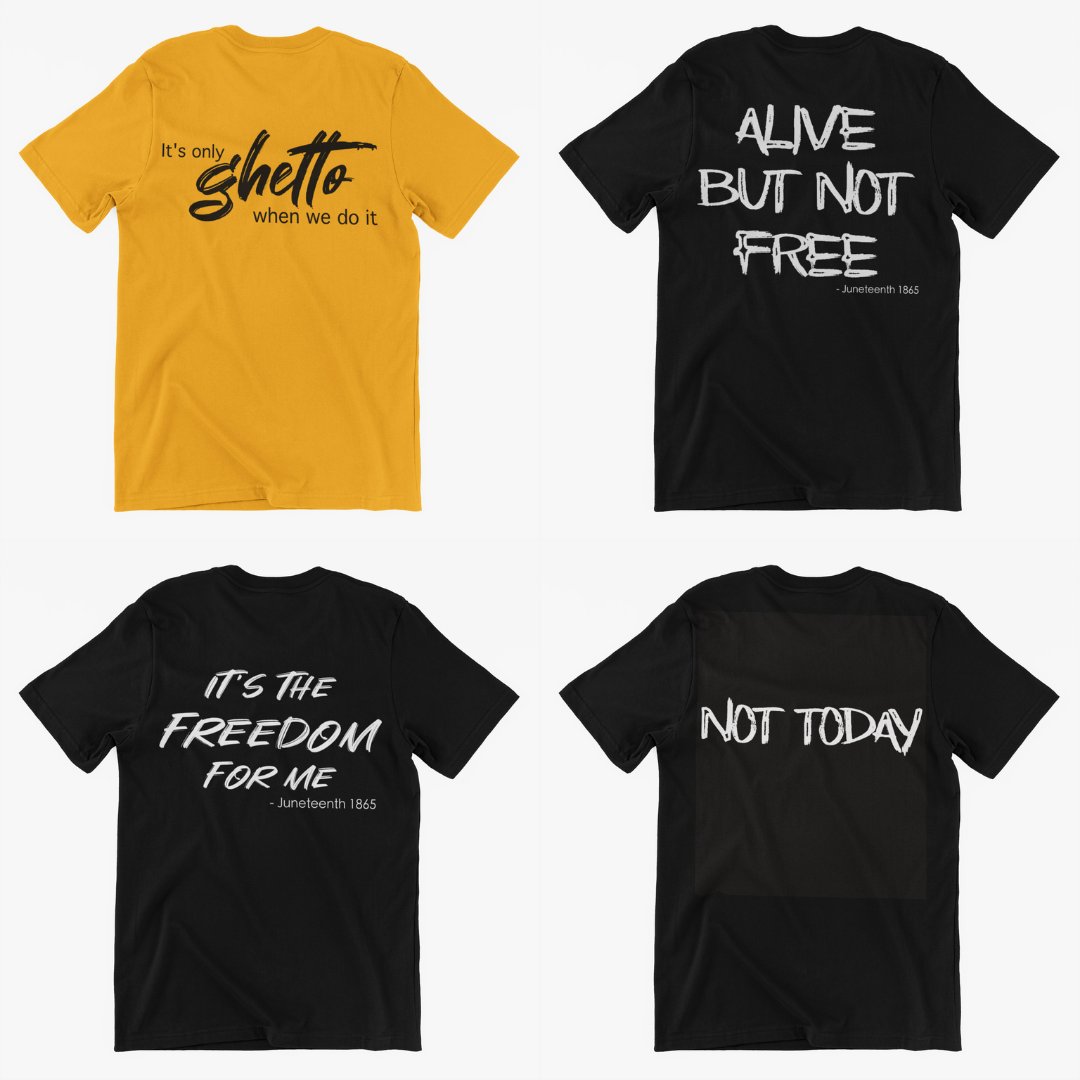 DesignsInnocent's tweet photo. New shirts coming soon!!!! #juneteenth #blackhistory #InnocentDesigns #BlackTwitter https://t.co/R3UMUsJZT0 https://t.co/9CGD02q5B9