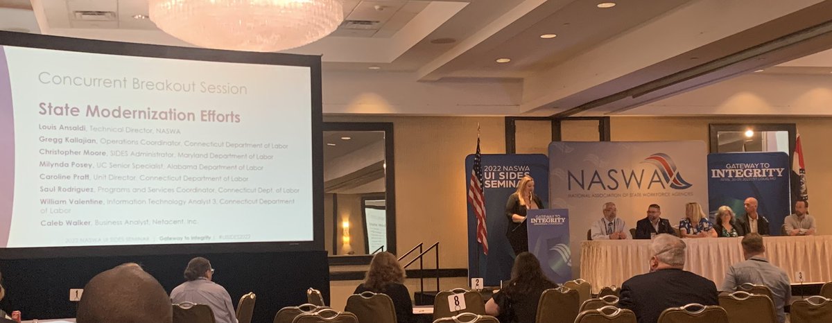 sb_sanders's tweet photo. Jaime Abbott @UI_SIDES w/@NASWAORG is kicking off the afternoon for the last day of the SIDES Seminar w/ 200 participants #UISIDES2022 https://t.co/Yv9zoFvA7t