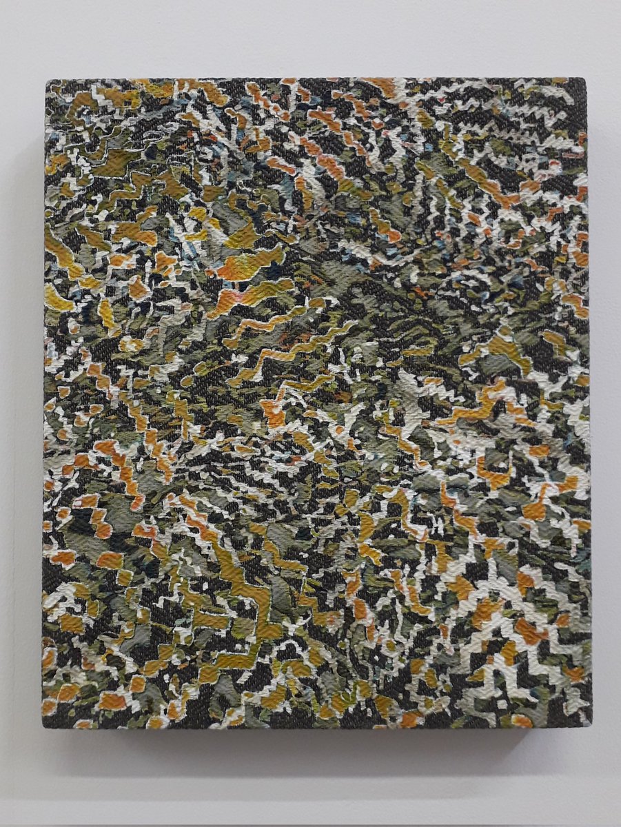 Nick_Mobbs's tweet photo. Two of Geoff Diego Litherland's paintings on
handwoven patterned linen canvas in Paint Party's 'Refresh' @1ThoresbySt https://t.co/z8hGYSoQEL