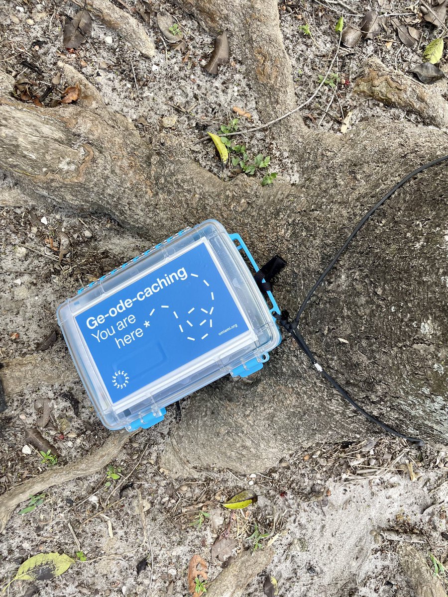 MiamiDadeParks's tweet photo. Who wants to go on an adventure? We’ve collaborated with @omiamifestival and poet Aileen Neri to discreetly place boxes containing poems at 22 of our parks – we’re calling it a #geodecache22. Download the Geocaching app to go poem hunting! Learn more: https://t.co/j6XCyYH2K7 https://t.co/9Lyr5oF4xO