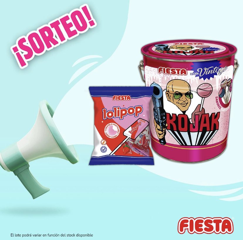 FIESTA_es's tweet photo. ¡SORTEO! ¿Quieres ganar un lote variado  FIESTA? 😎

🎈Síguenos en @FIESTA_es 
🎈Haz RT 🔁
🎈Comenta cuál era tu chuche favorita de pequeñ@! 

¡¡Ganadores este domingo!! 🍀 https://t.co/XpnsIK6xFS