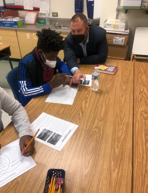ExceptionalStes's tweet photo. Kindness is when @BlakeMcGahaFCS comes to hang out with our Legendary Mr. Philips class! @StonewallTell @gyimah_whitaker @NPorter17 @FCSSuptLooney https://t.co/Vr1sVisS3G