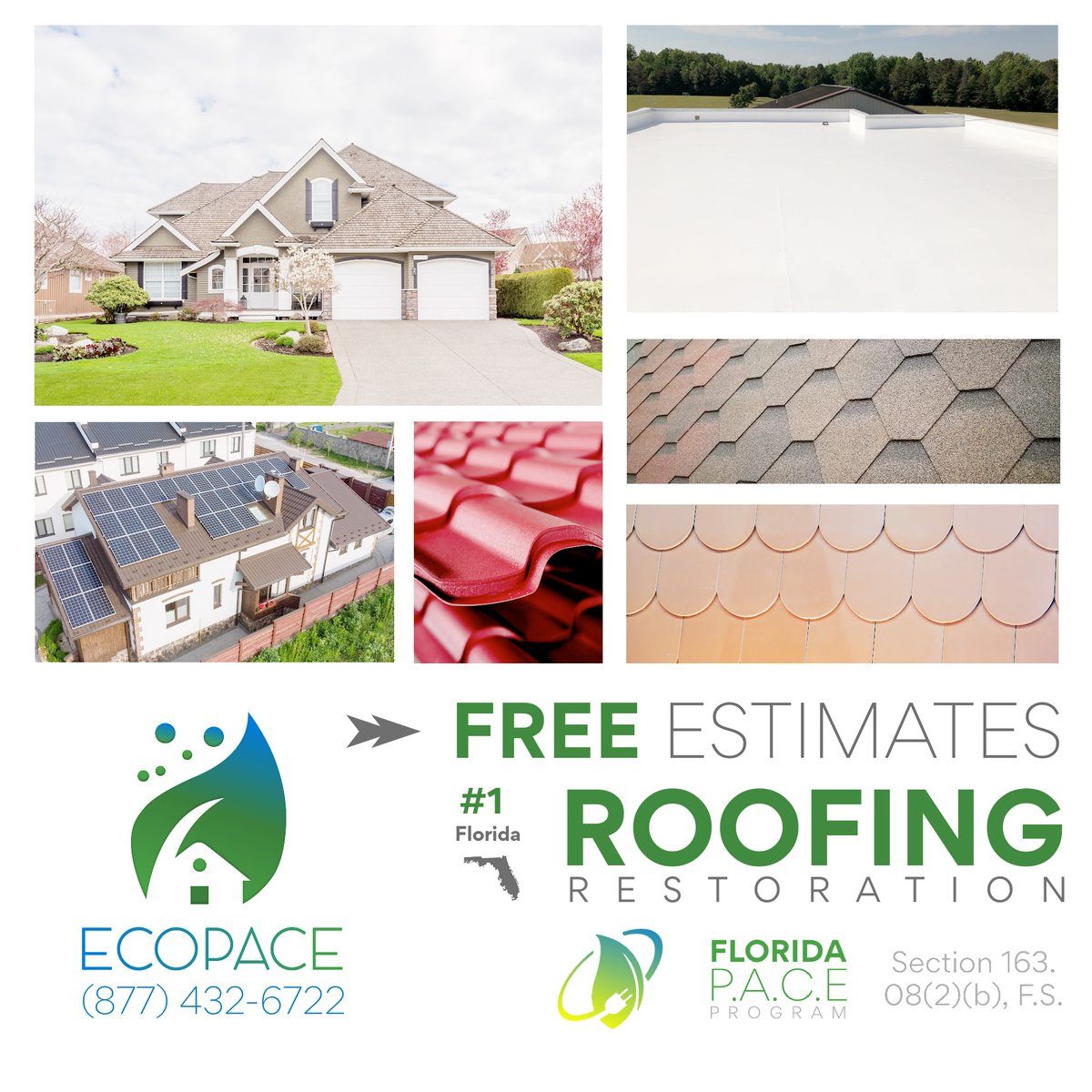 EcopaceGroup's tweet photo. π #1 ROOFING Restoration
π₯ FREE ESTIMATES!
π΄ Florida P.A.C.E Program
π² (877) 432-6722
π https://t.co/ltPvs8KmeG
---
π #ecopace #floridapaceprogram https://t.co/dOYXlogPkR