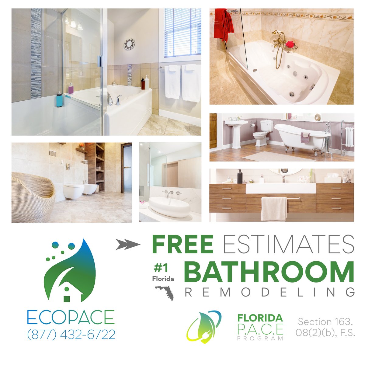 EcopaceGroup's tweet photo. π #1 BATHROOM Remodeling
π₯ FREE ESTIMATES!
π΄ Florida P.A.C.E Program
π² (877) 432-6722
π https://t.co/ltPvs8KmeG
---
π #ecopace #floridapaceprogram https://t.co/rar9SPlkXY