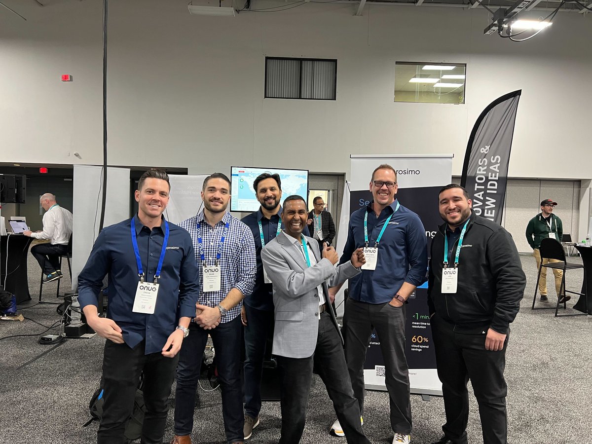Prosimo_io's tweet photo. Another busy & awesome day at @ONUG_, including a session led by our CEO, @ramsba! 🙌 Come see #TeamProsimo in the exhibit hall & learn how you can enjoy your summer while we take care of your cloud. ➡️ https://t.co/qHG7zyWBeQ #OnugSpring2022 #FullStackNetworking #CloudNetworking https://t.co/LPefxVWhDr