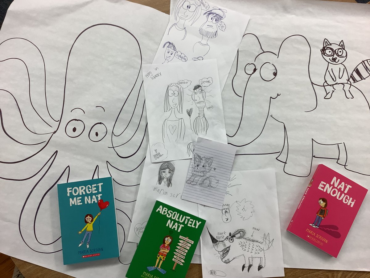Thank you <a href="/mariascrivan/">Maria Scrivan</a> for your visit to EW today!  The 6th graders absolutely loved it.  You and Nat were definitely "enough" for us!

#112leads