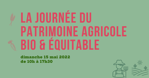 Forbio3's tweet photo. 📣 La Journée du Patrimoine agricole bio et équitable arrive à grands pas 💥 Et si le 15 mai vous veniez rencontrer vos producteurs engagés dans le #CommerceEquitable dans une de nos 13 fermes ouvertes ? #EquitablePartout #JPABE2022 https://t.co/QymzbvaD4C