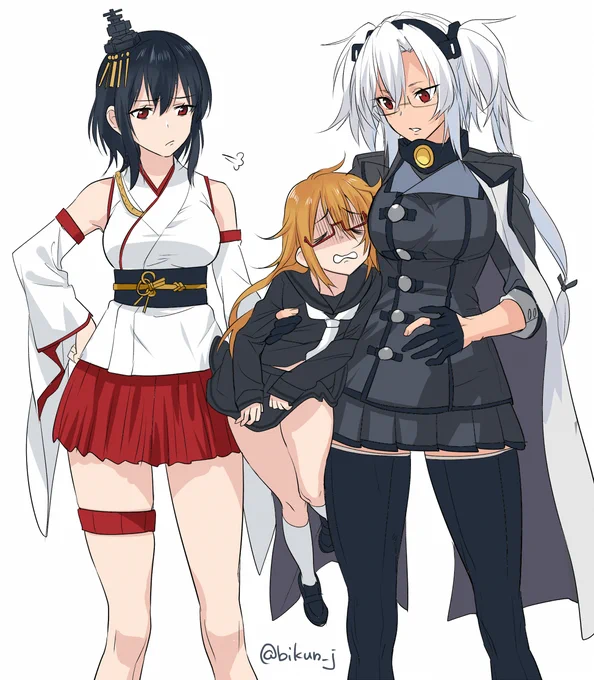 戦艦に挟まれる緊張に耐えられない望月 +12分です
#艦これ版深夜の真剣お絵描き60分一本勝負
#艦これ版真剣お絵描き60分一本勝負_20220428 