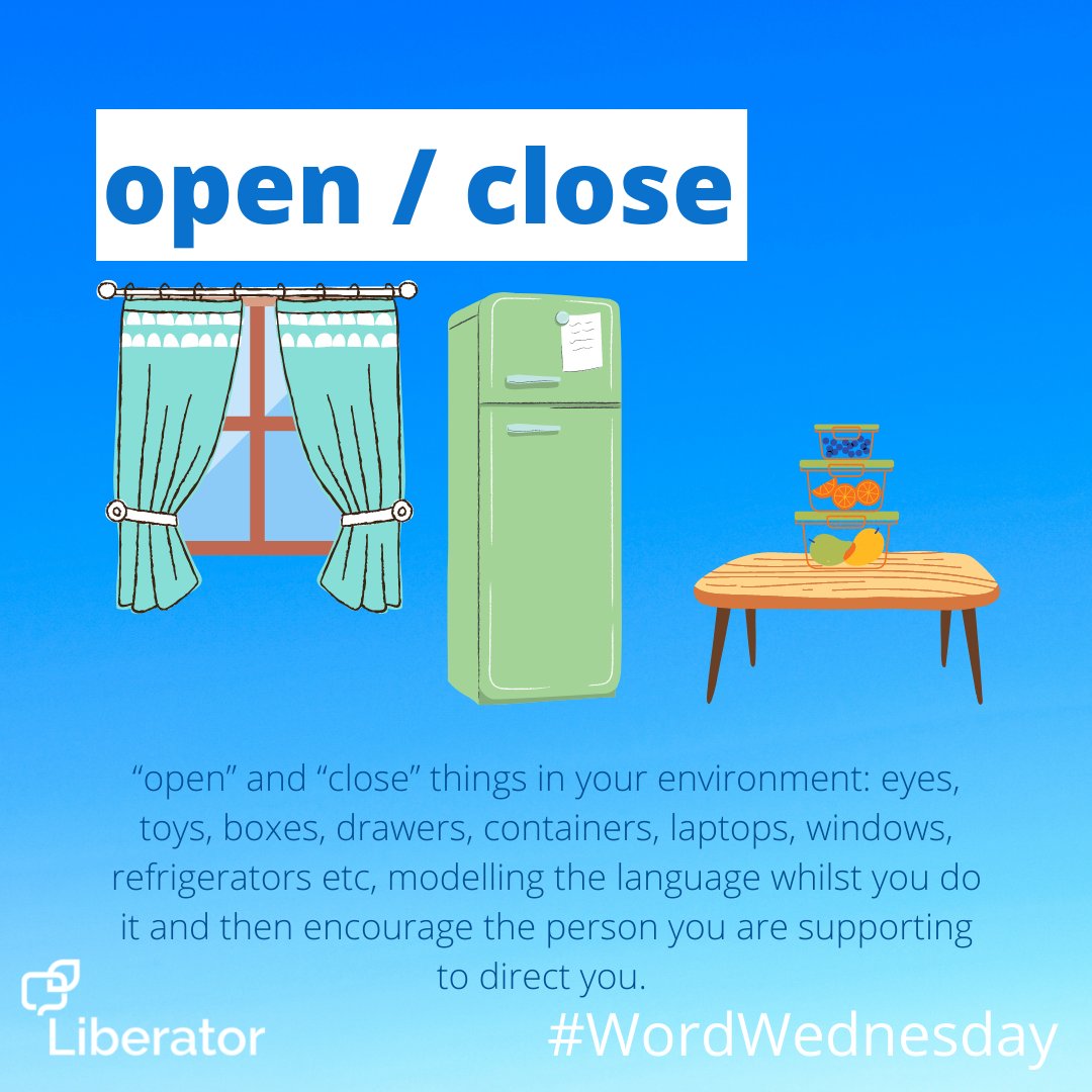 LiberatorLtd's tweet photo. This week's #WordWednesday focuses on 2 great core words - enjoy!
#lowprepslp #lowpreplearningideas #aacslp #schoolslp #corewords #slpeeps #speechtherapyideas #wordpower #viaair #viapro #LAMPWFL #novachat #vocabulary #corewordspractice #vocabularywords https://t.co/NK3i6VuZhY