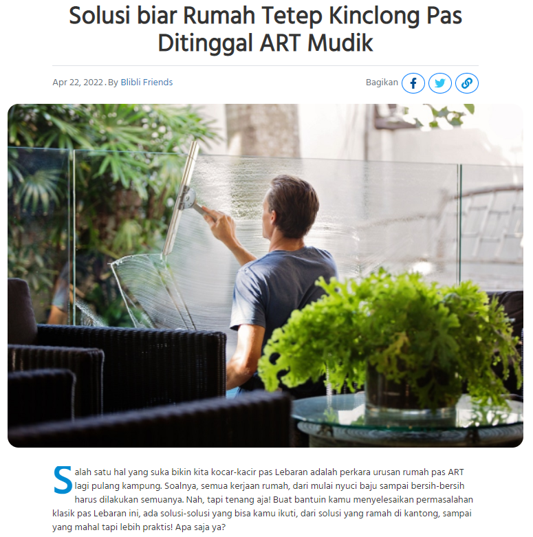 bliblidotcom's tweet photo. Selamat: @NurAinun2020! DM yaa.
Mau tau solusi biar tetep kinclong? Baca di sini dong!
Klik: https://t.co/63Cd6J0zPO #BlogBlibliFriends https://t.co/bbkVNqRFhO