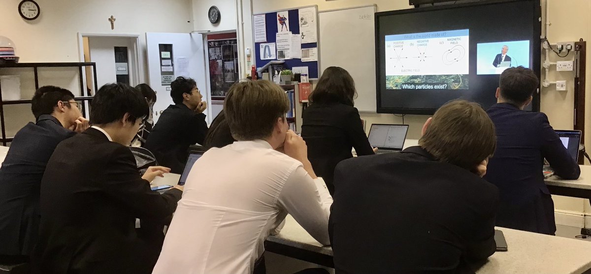 Y12 Physicists were able to join the remote BPhO Annual lecture - The Many Universes of Quantum Materials by Professor Blundell.  ( Professor of Physics at Oxford University)