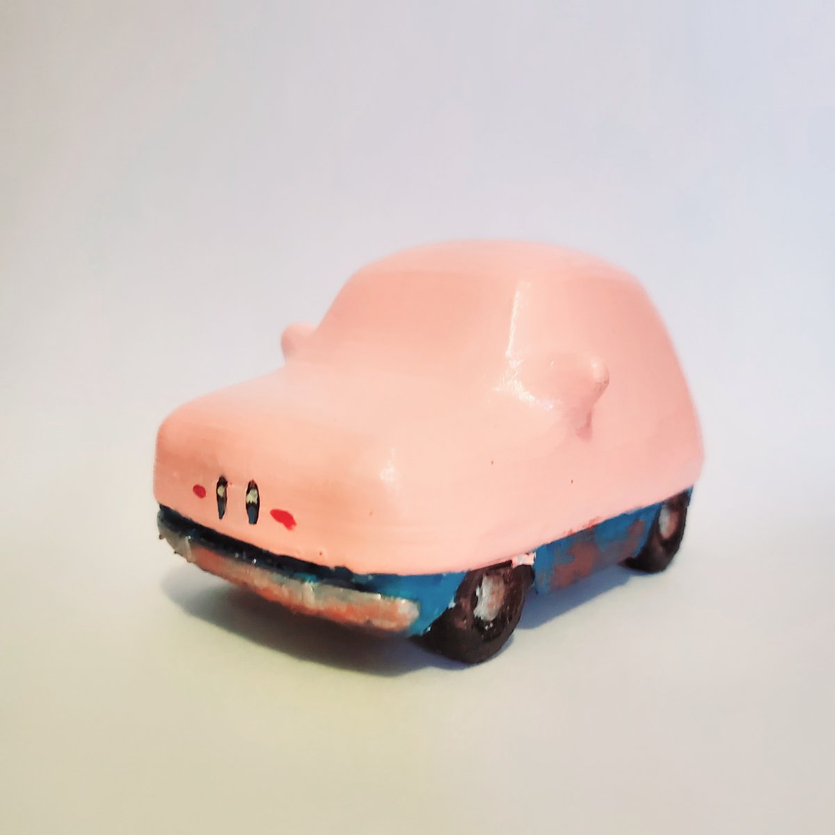 MGP3DP's tweet photo. Mouthful Car Kirby! Rocking the Pink!
*
**
***
**
*
#3dprint #3dprinting #Handpainted #art #DIY #Kirby #Nintendo #Gaming #Geek #3DPrinter #Geek #Paint #3DPaint #3DArt  #3dprintinglife #anycubic #thingiverse #cults3d #myminifactory #filament #impresion3d #Creality #Ender3 #Esun https://t.co/6Pd4xRy567