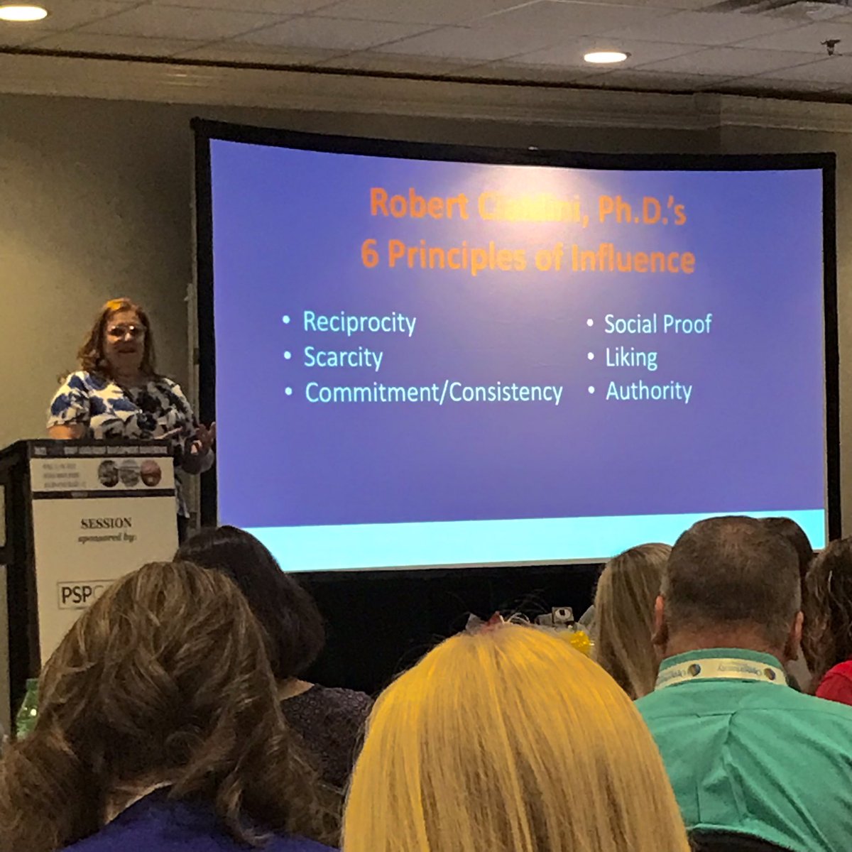 theIzzyWest's tweet photo. Learning about persuasion strategies form @alysiacook at @CACCExecs #CACCE https://t.co/goAZGgQWju