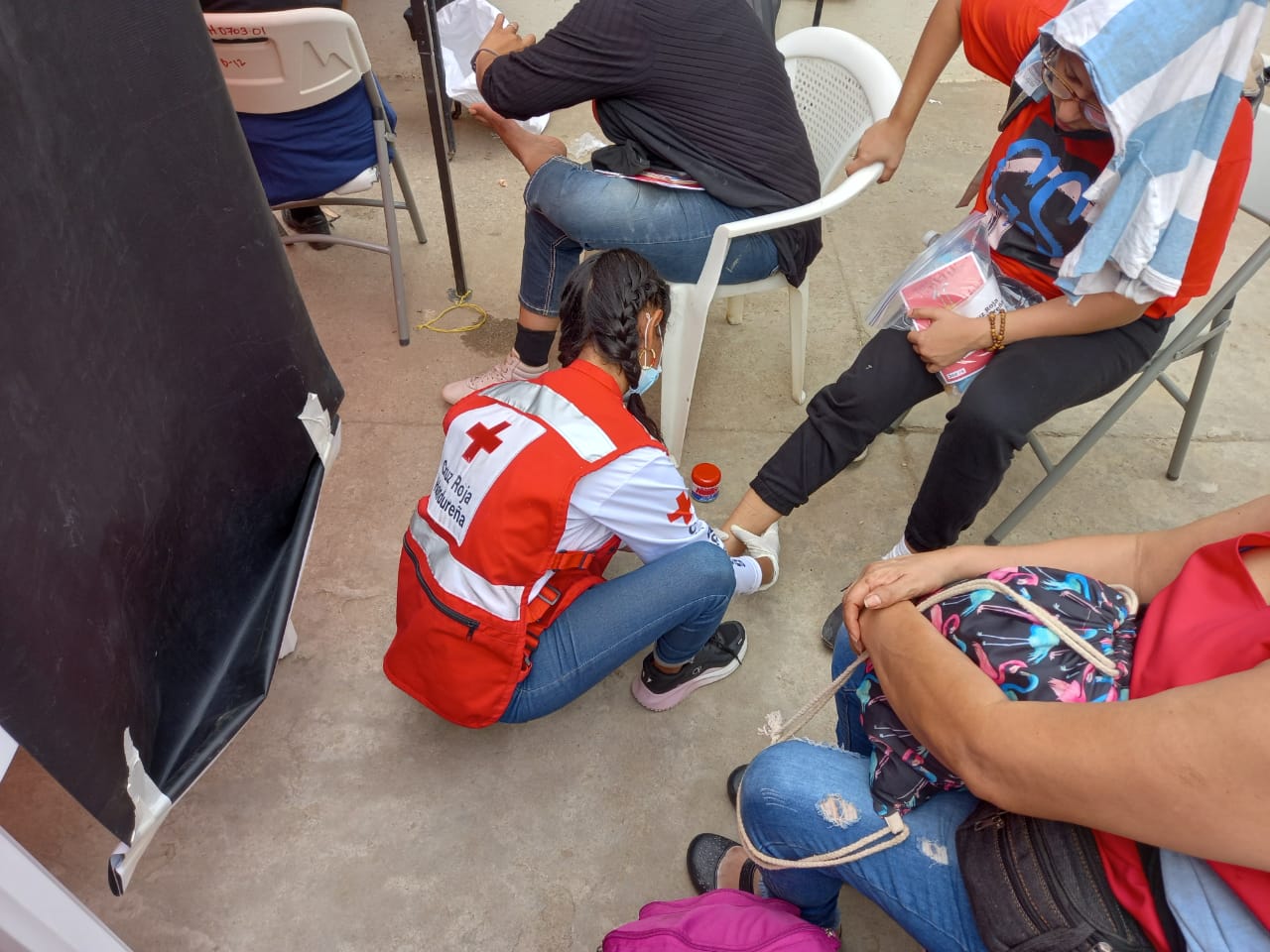  Cruz Roja migrantes en Danlí y Trojes