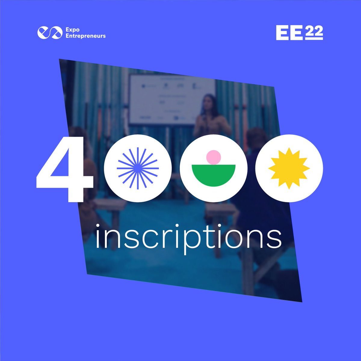 La 5ème édition d'Expo Entrepreneurs c'est dans 5 jours! ⏳

Vous êtes plus de 4000 inscrits et attendus! Ce chiffre nous motive à nous dépasser et à vous offrir une édition inoubliable. 😄

Des milliers de curieux sont encore attendus pour cette édition! 

Inscription gratuite!